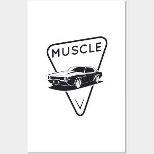 American Muscle Car Posters and Art